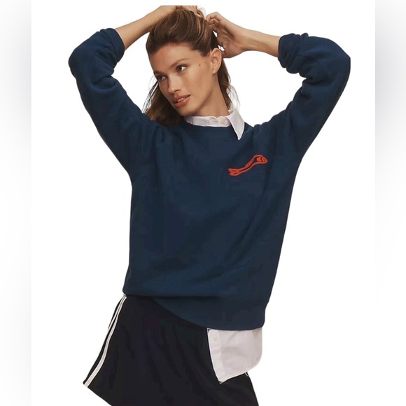 Clare V Tops - Anthropologie Clare V. Sardine Sweatshirt, NWT